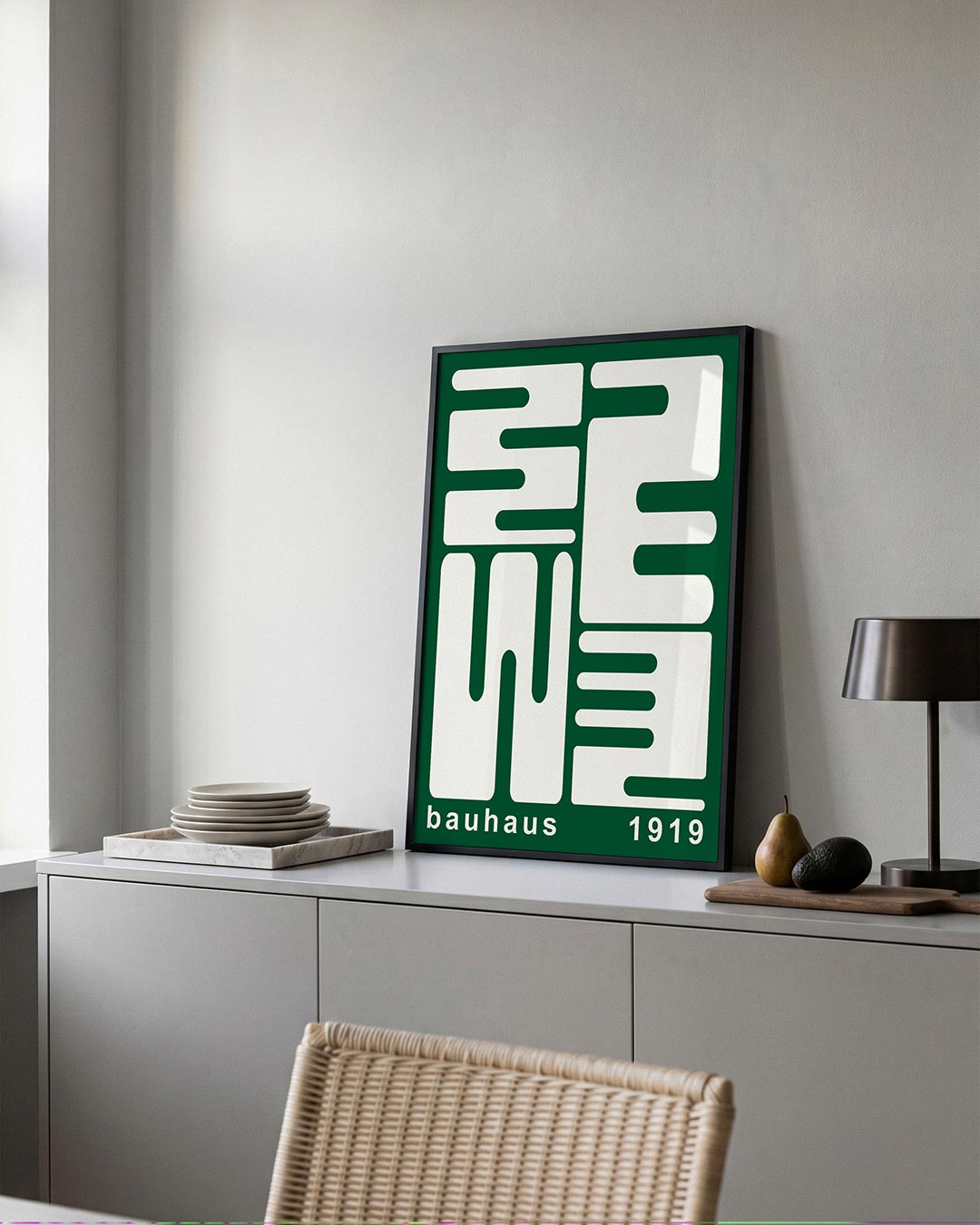  – moderne Bauhaus wandkunst als poster