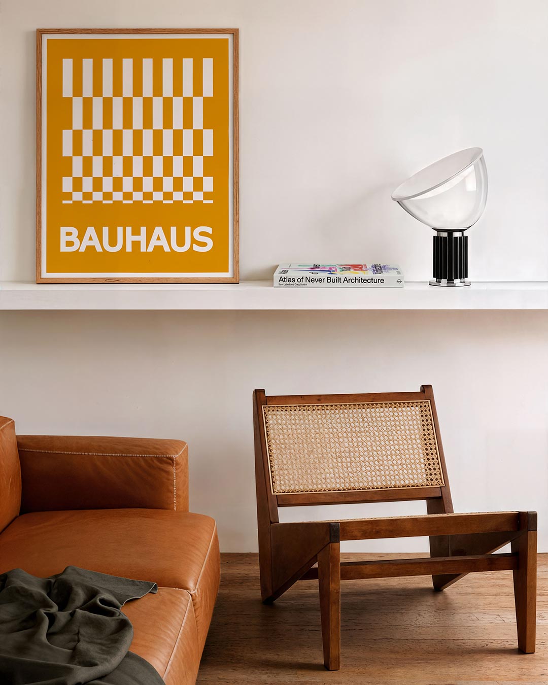 Ritme en kleur – staande Bauhaus poster voor aan de muur