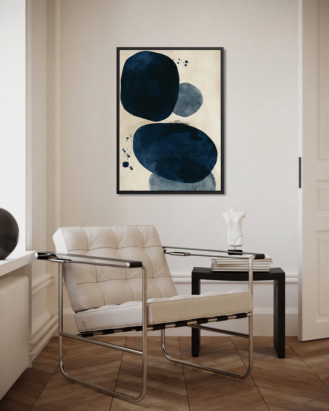 Organische vormen compositie – staand wanddecoratie kunstwerk