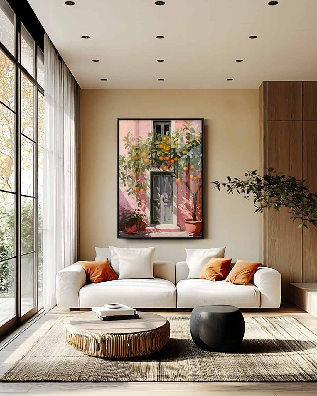 Mediterrane Droom – staande wandkunst voor woonkamer of interieur