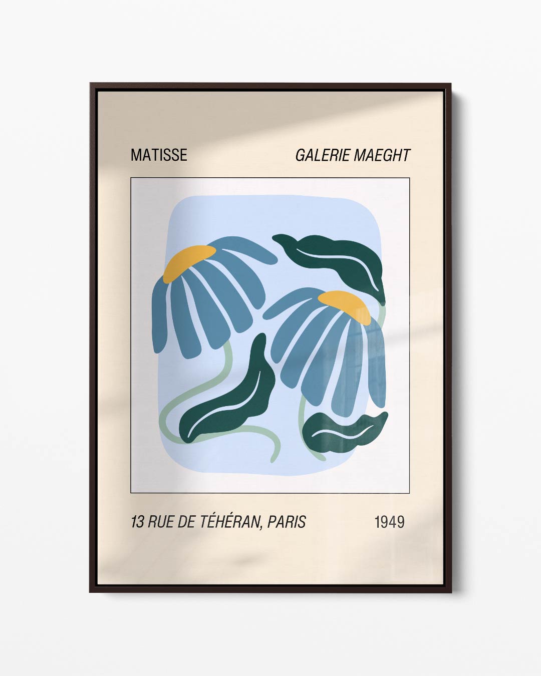 Bloemenpracht in Parijs – portret kunstwerk als wanddecoratie