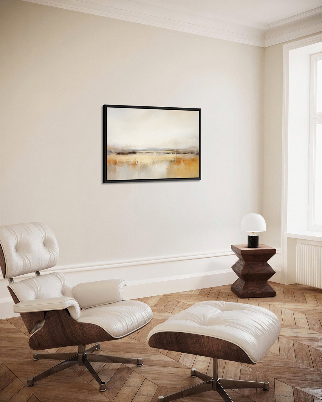 Zachte horizon – alternatieve weergave van het kunstwerk