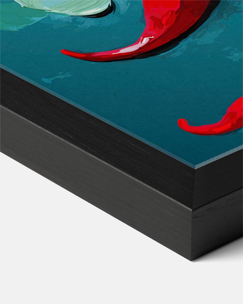 Spicy Pepper Art Print – keuken portret poster, afbeelding 8