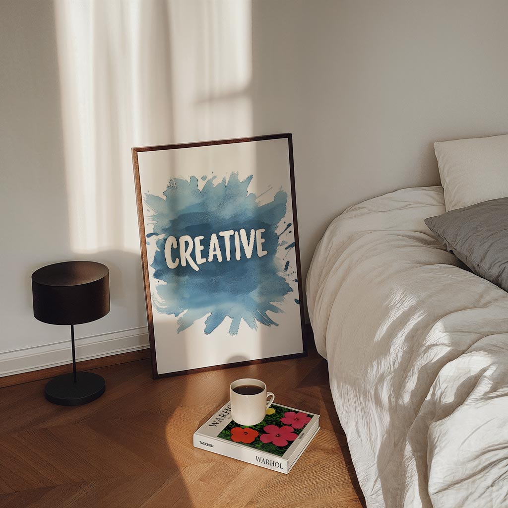 Inspirerende Creativiteit – kinderposter in staand formaat