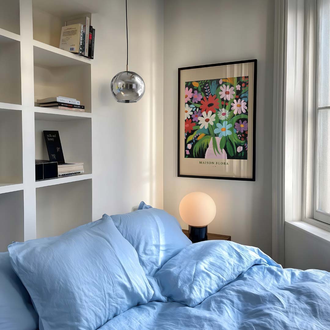 Bloemenpracht Vaas – staande muurposter met bloemen