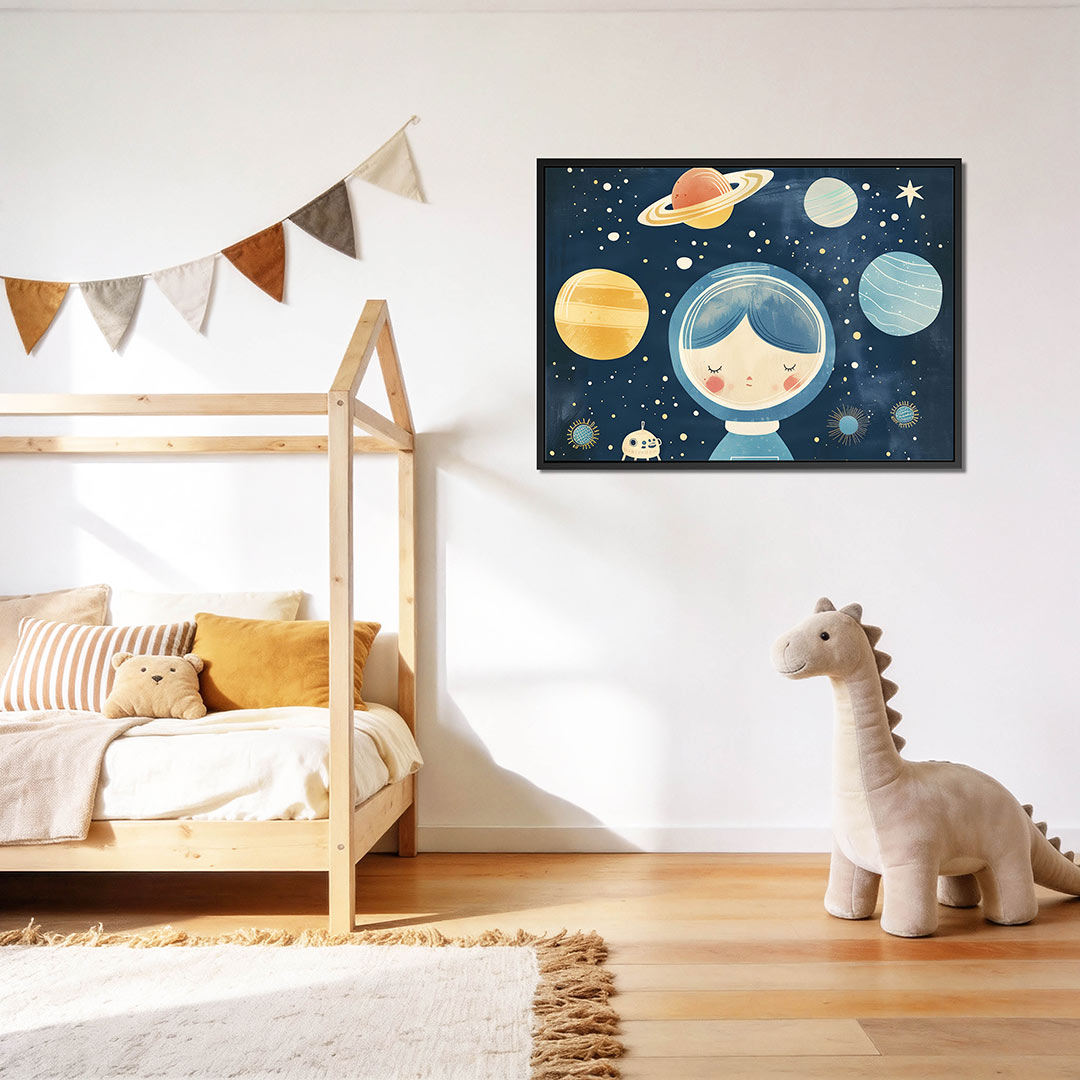 Dromerige ruimte illustratie – Dromerige – op canvas, dibond of plexiglas