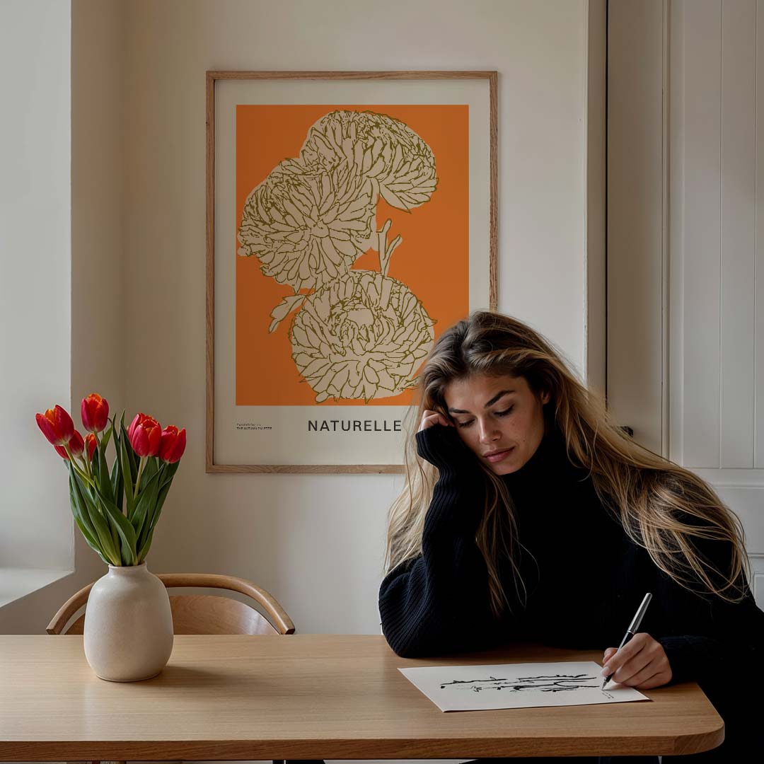 Naturelle Bloemenpracht – bloemen poster in staand formaat