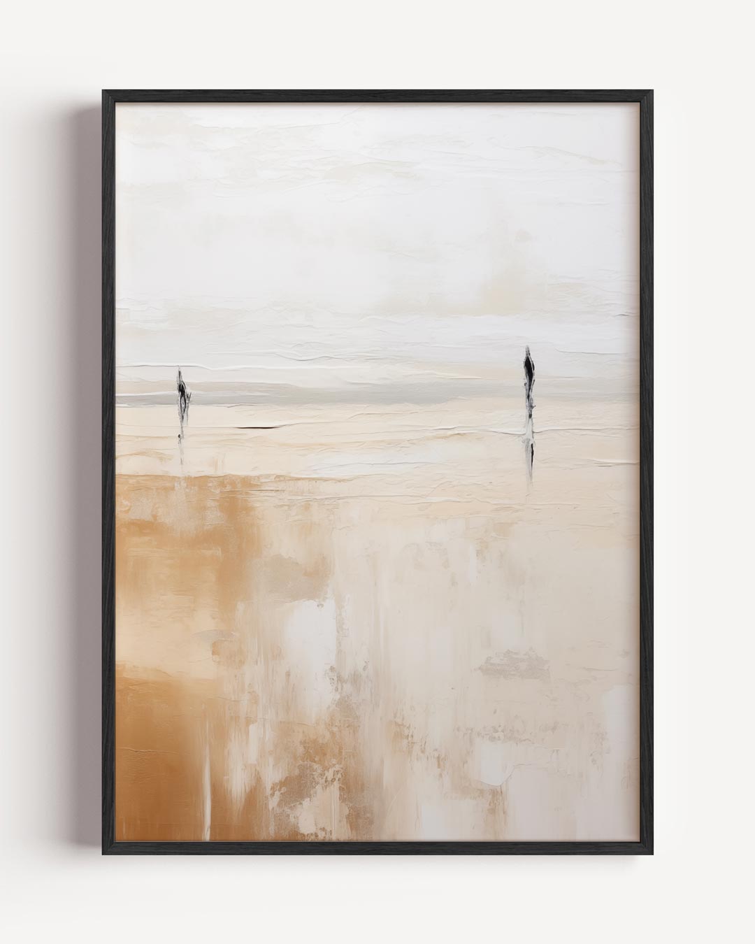 Wandelend in Rustige Landschappen – textuur portret poster als wanddecoratie