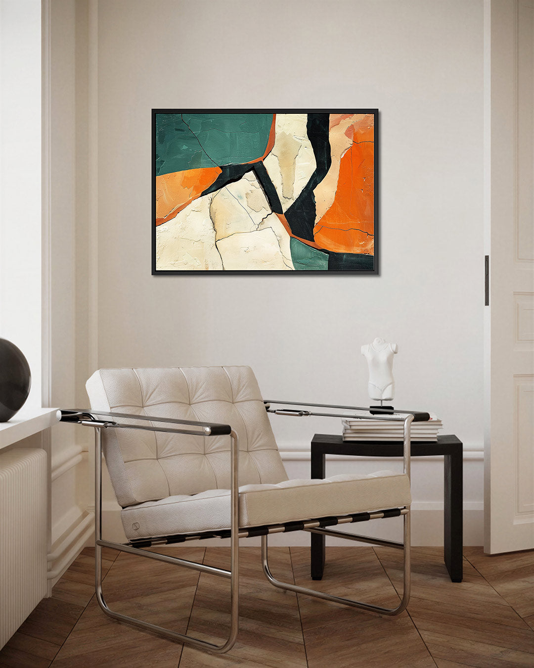 Dynamische vormen – Abstract kunstwerk – kunstwerk op canvas, dibond of plexiglas