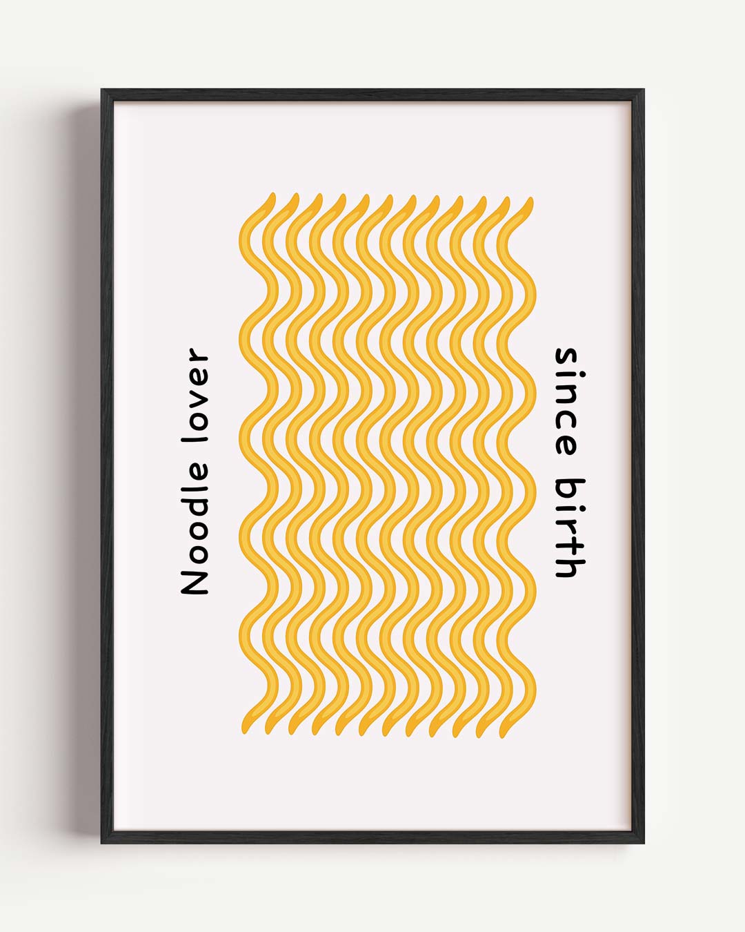 Noodle Lover Since Birth – keuken portret poster als wanddecoratie