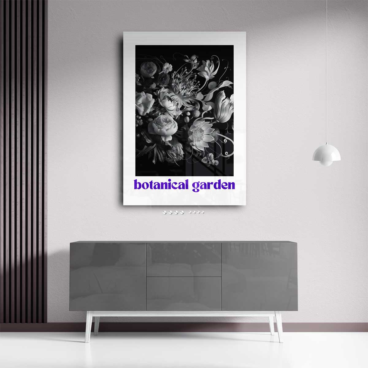 Botanische Tuin Wandkunst – plexiglas kunstwerk als wanddecoratie