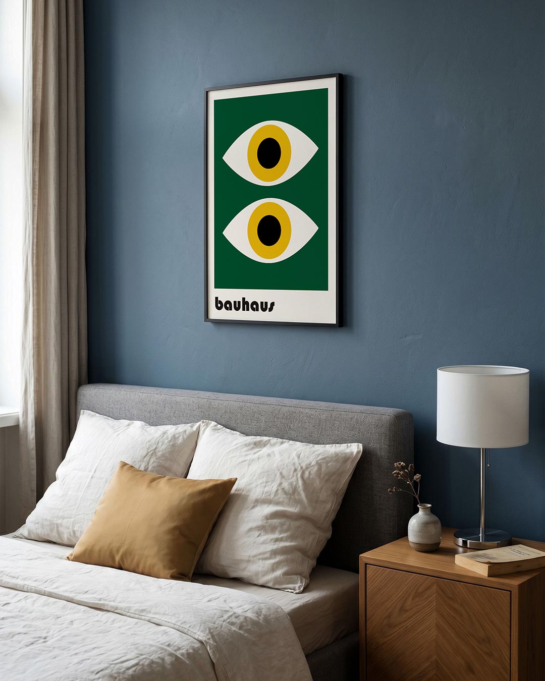  – staande Bauhaus poster voor aan de muur