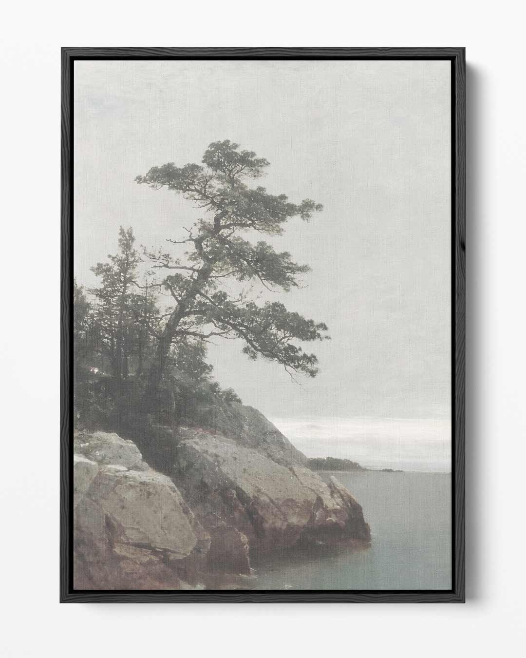 Eenzaamheid aan de Kust – portret kunstwerk als wanddecoratie