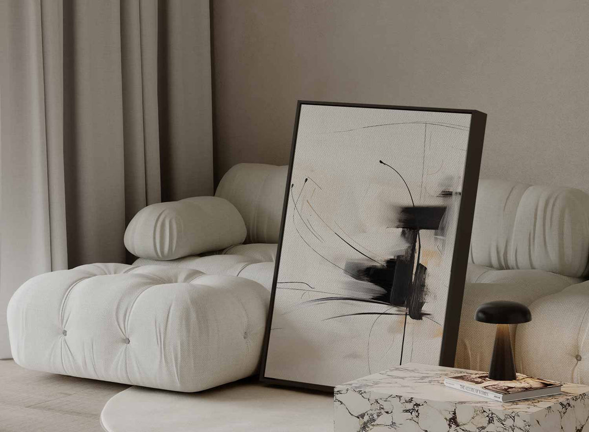 Vleugje Beweging – staande wandkunst voor woonkamer of interieur