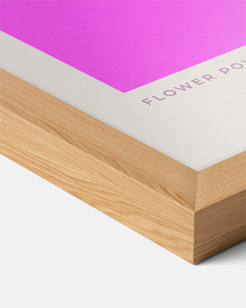 Bloemenpracht Pastel – staande tekst wanddecoratie van WallArtistic
