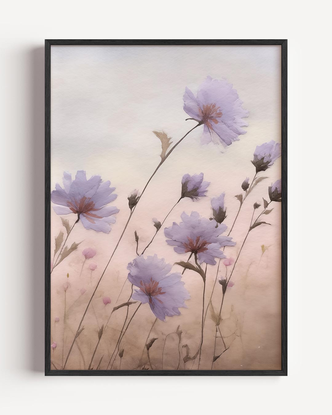 Dromerige Bloemenpracht – natuur en stad portret poster als wanddecoratie