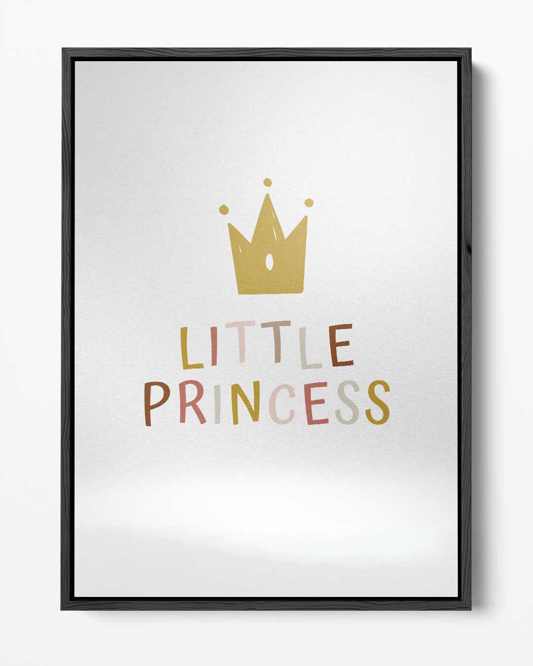 Kleine Prinses Kroon – portret kunstwerk als wanddecoratie