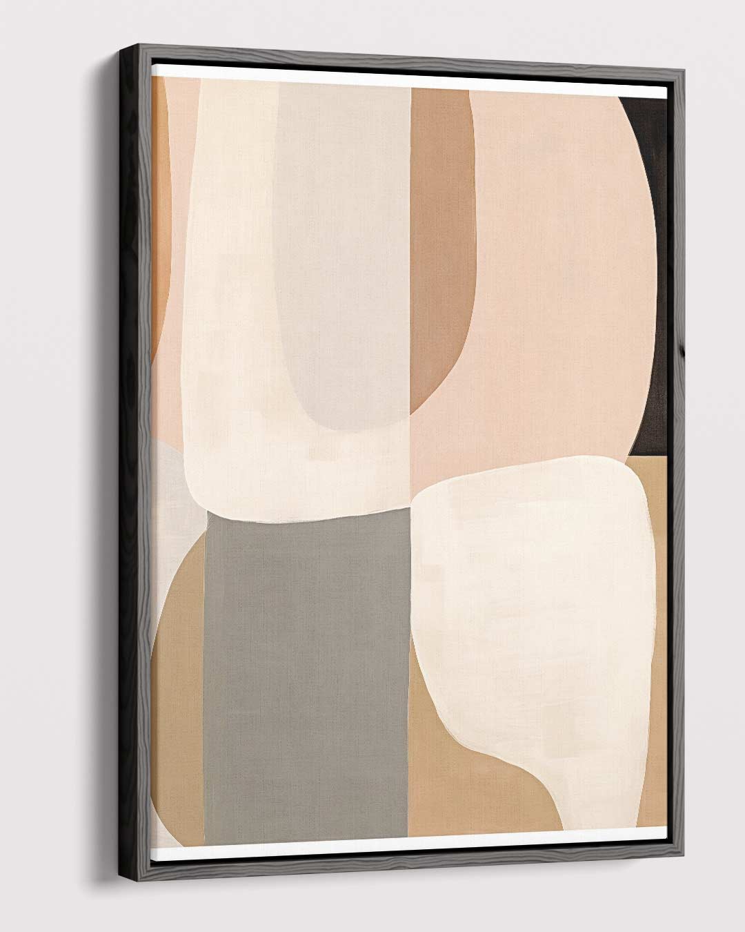 Warm Elegantie Abstract Schilderij – dibond kunstwerk als wanddecoratie
