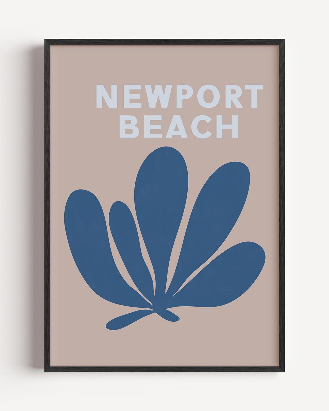 Stijlvolle Newport Beach – zomer portret poster als wanddecoratie