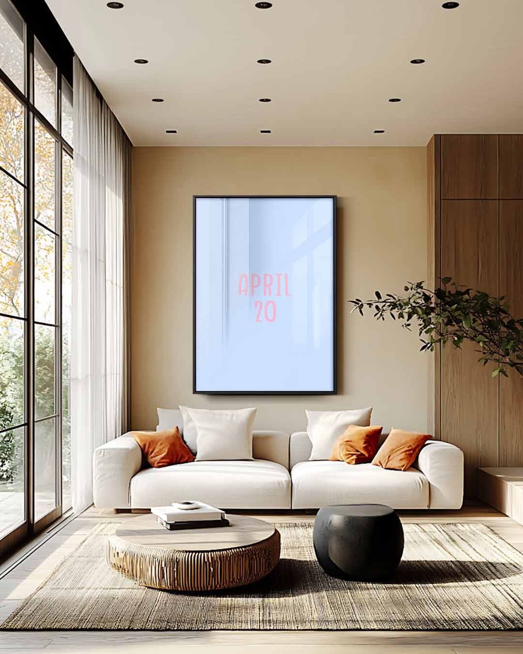 April 20 Poster – plexiglas wanddecoratie in portret formaat