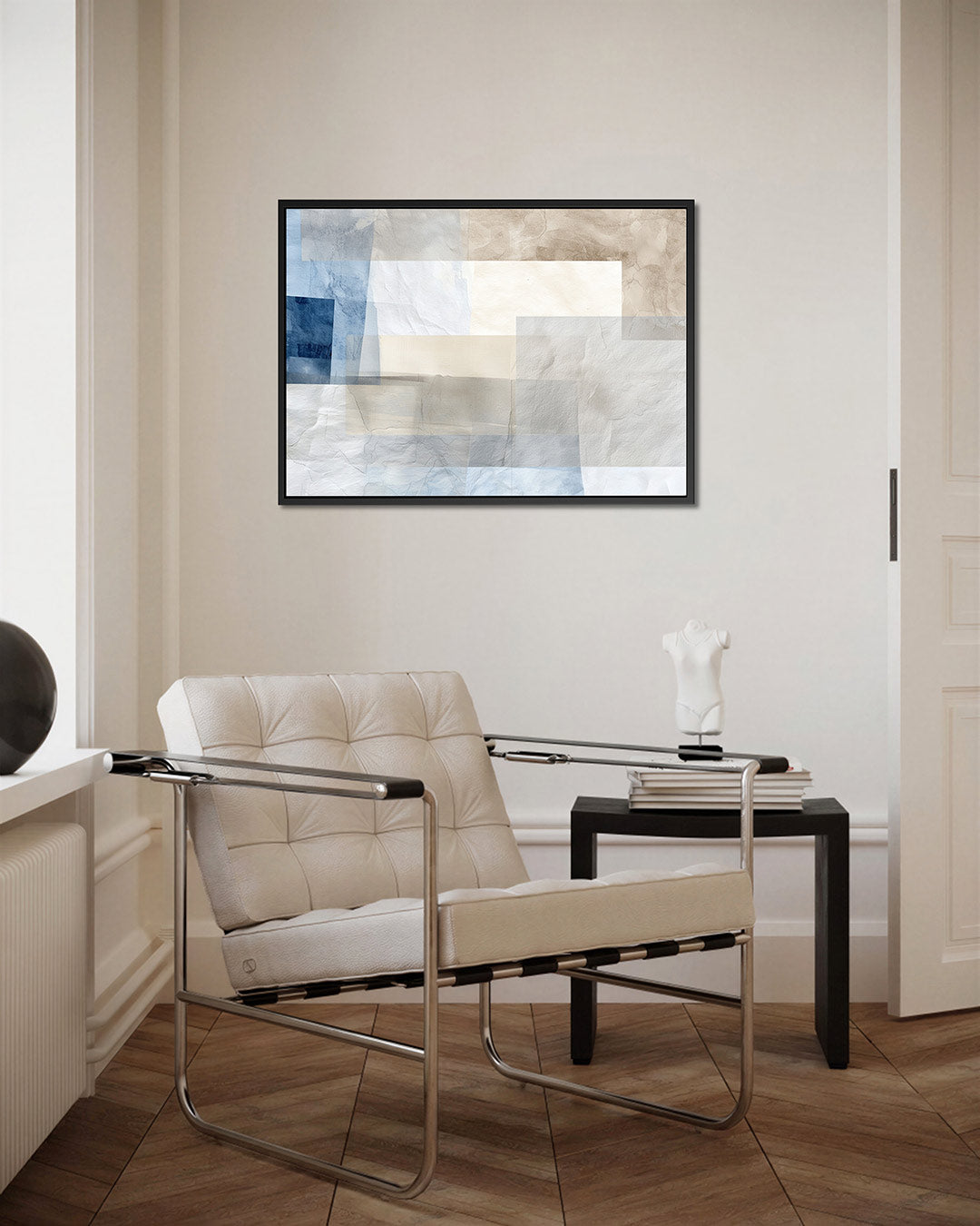 Gelaagde texturen – Overlappende – kunstwerk op canvas, dibond of plexiglas