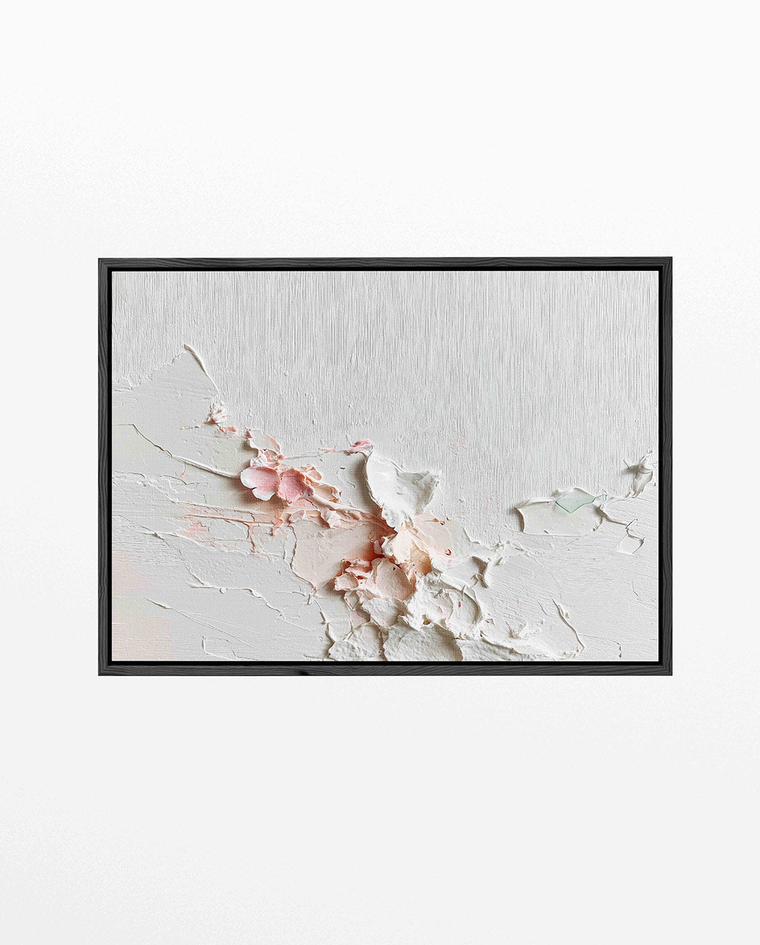 Textuur en licht – liggend abstract kunstwerk