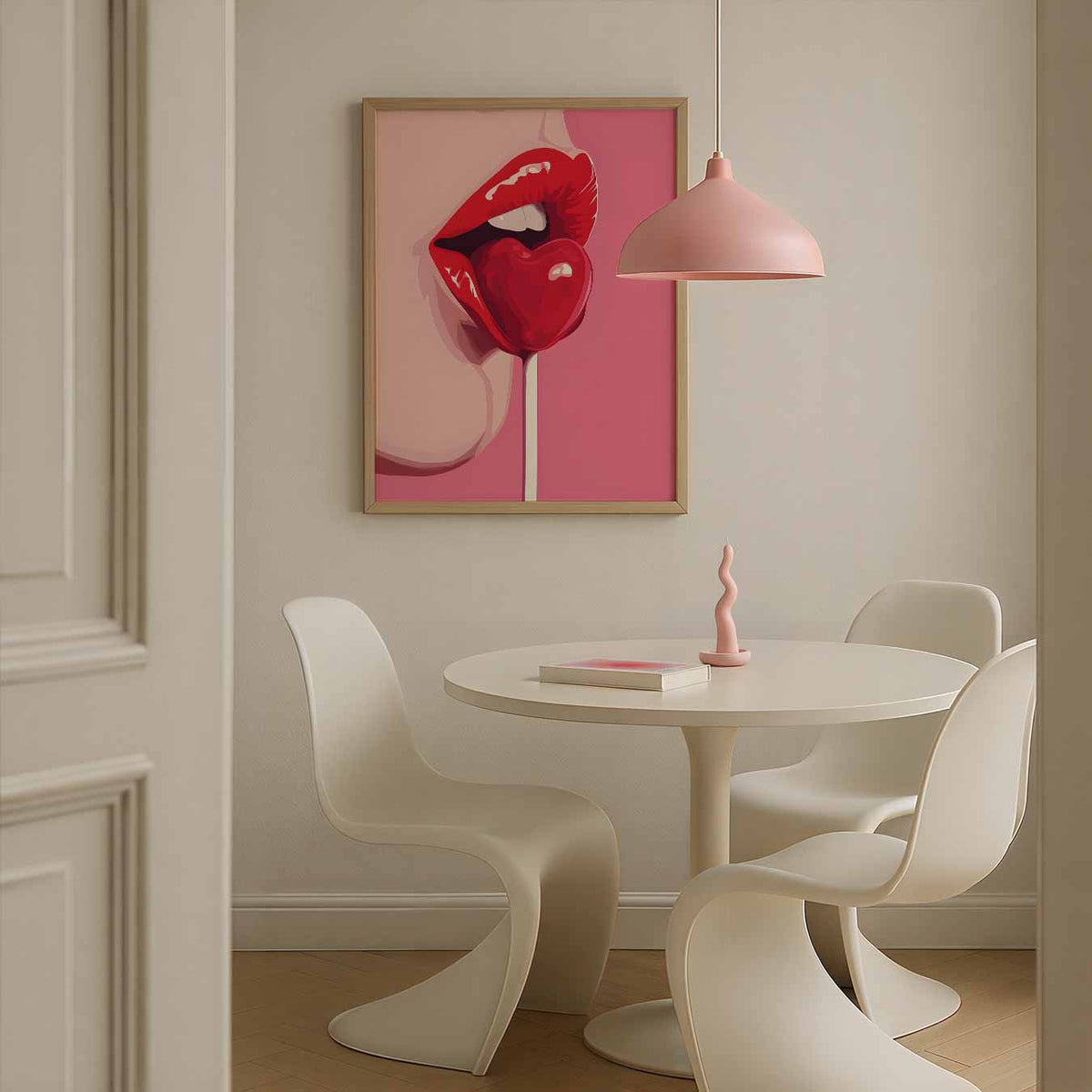 Liefdevolle Pop-art – Streetart wandkunst als portret poster
