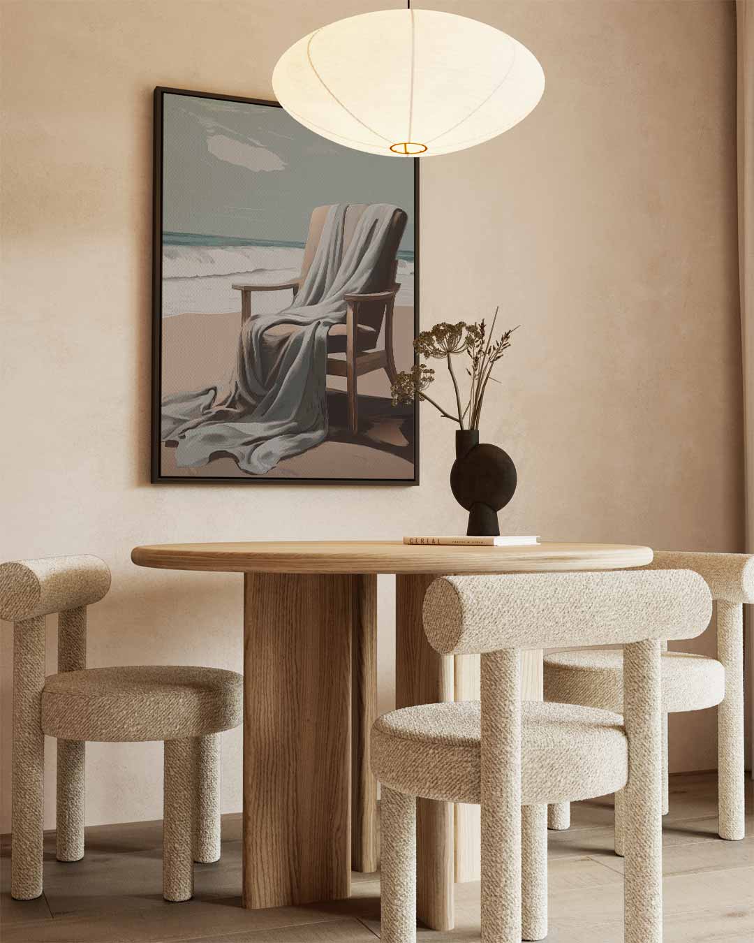 Rust aan Zee – staand kunstwerk voor modern interieur