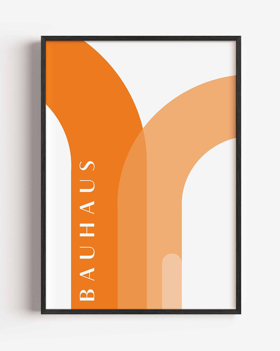 Kleurvlakken en lijnen – staande Bauhaus poster als wanddecoratie