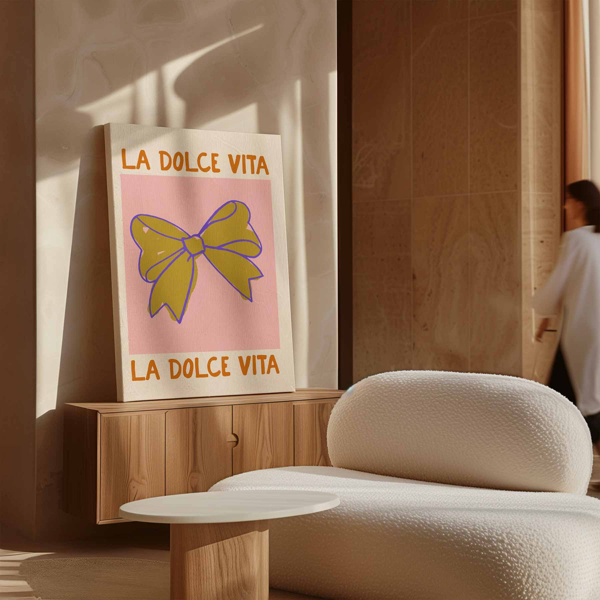 La Dolce Vita – plexiglas kunstwerk als wanddecoratie