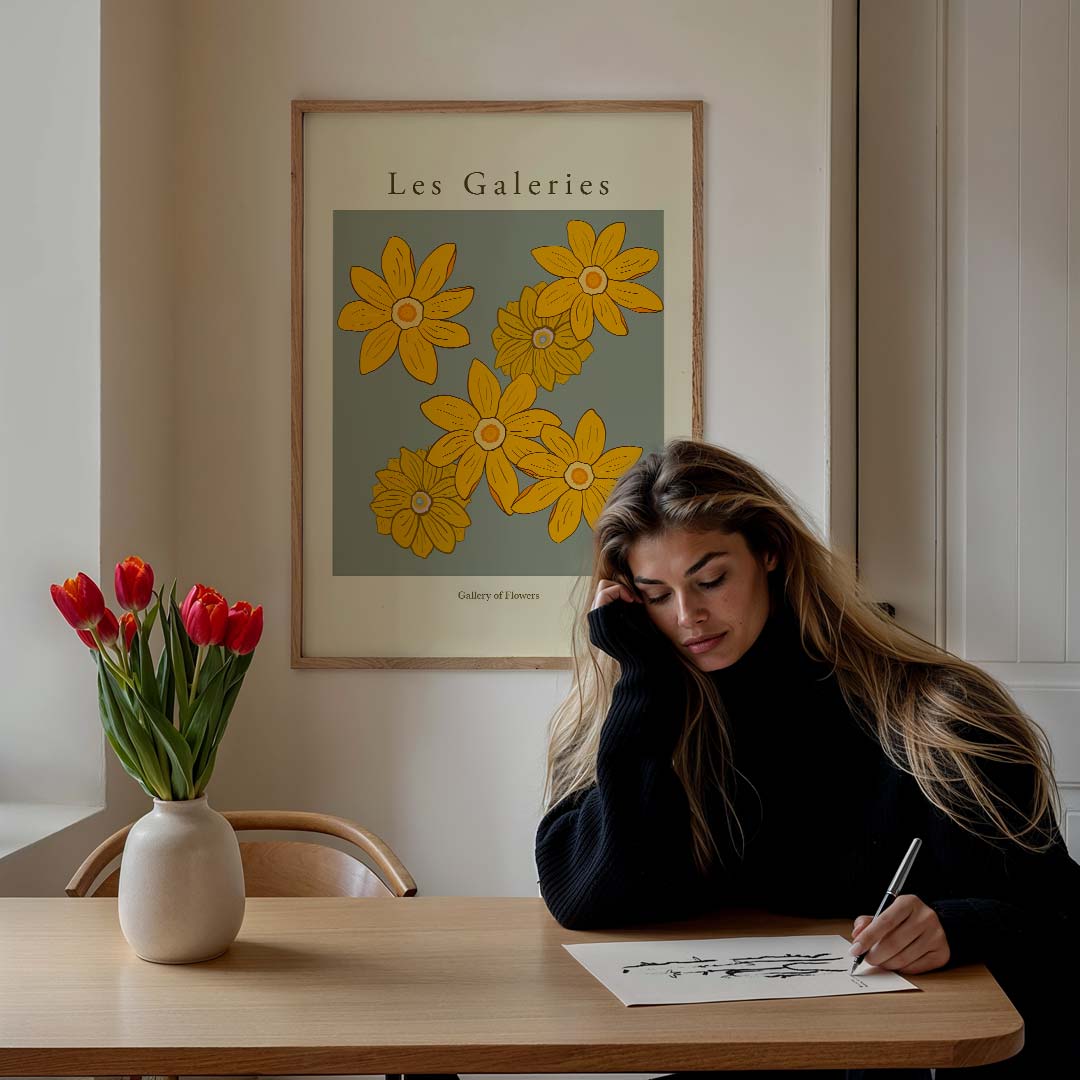 Bloemenpracht – bloemen poster in staand formaat