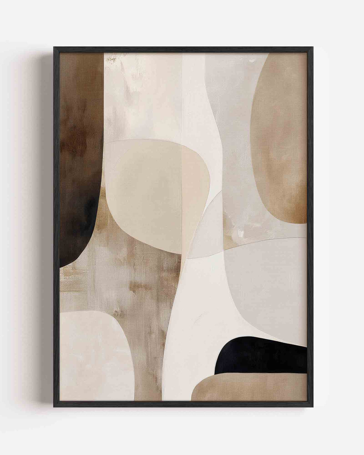 Abstracte vormen – abstracte portret poster als wanddecoratie