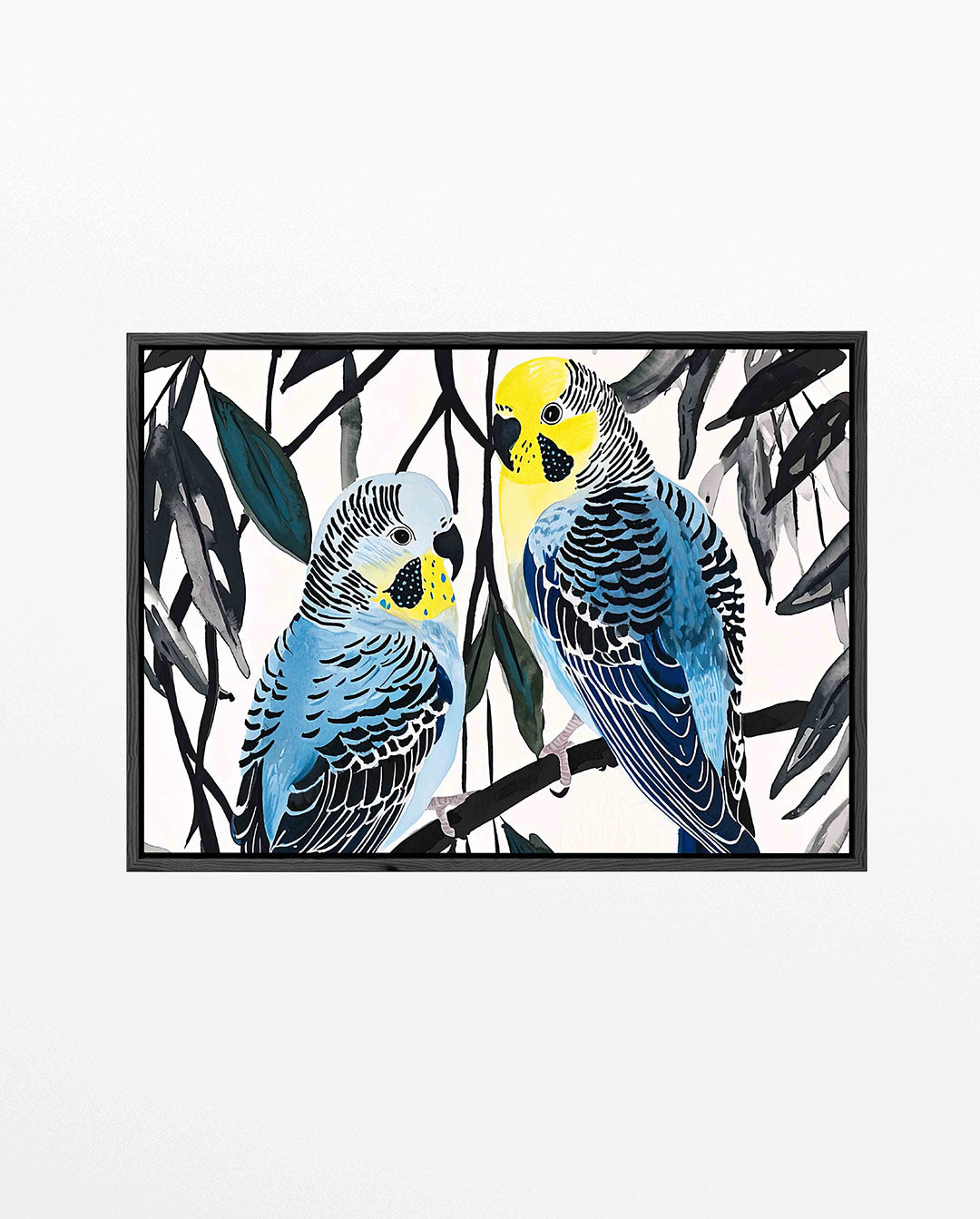 Vogels in takken – liggend dieren kunstwerk