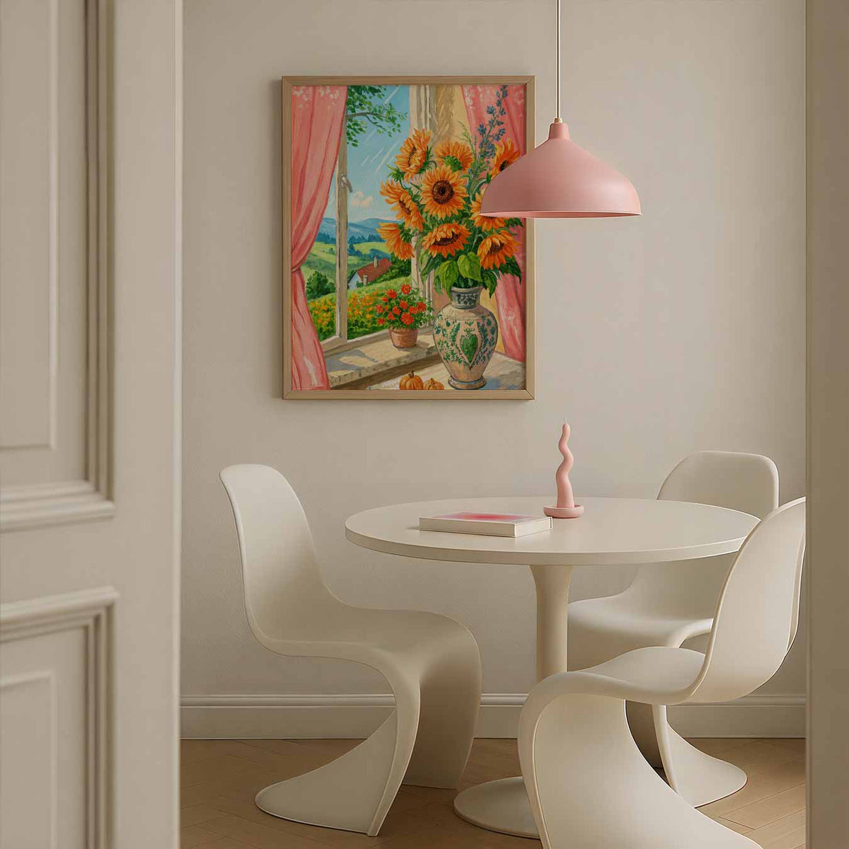 Zonnige Bloemenpracht – bloemen poster in staand formaat