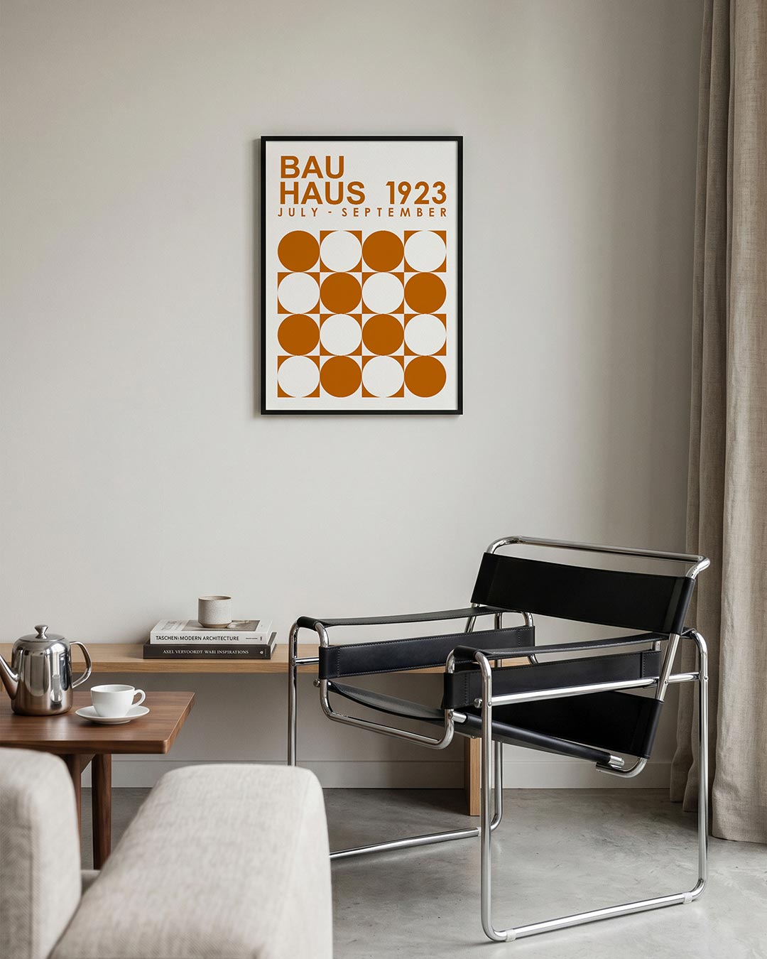  – geometrische Bauhaus poster in staand formaat