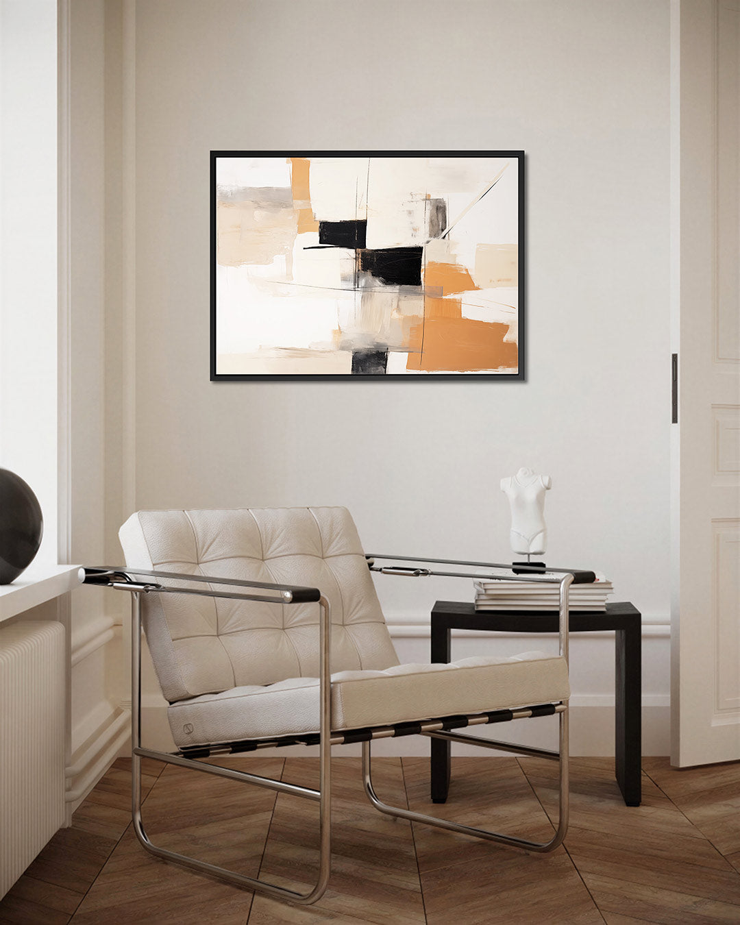 Geometrische compositie – kunstwerk op canvas, dibond of plexiglas