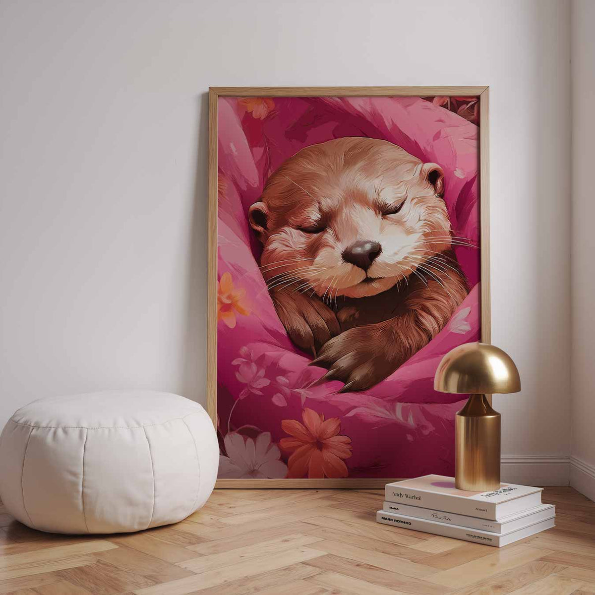 Slaapdroom Otter – dieren poster in staand formaat