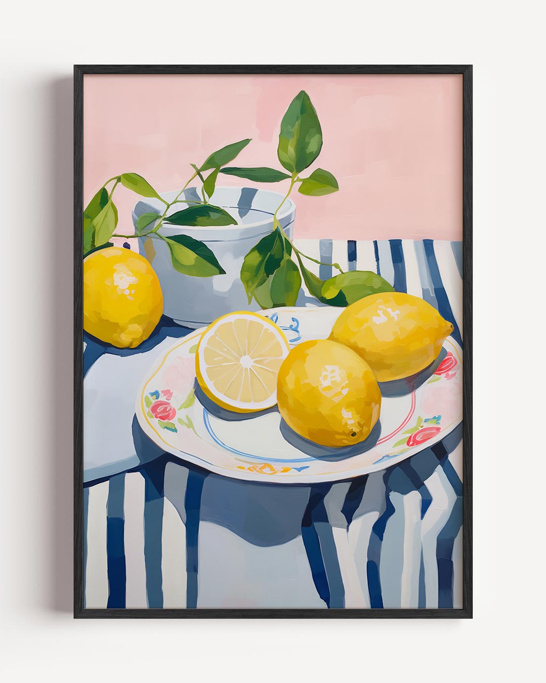Verfrissende Citrustafereel – keuken portret poster als wanddecoratie