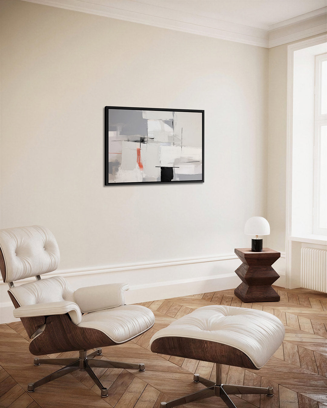 Geometrische vlakken – alternatieve weergave van het kunstwerk