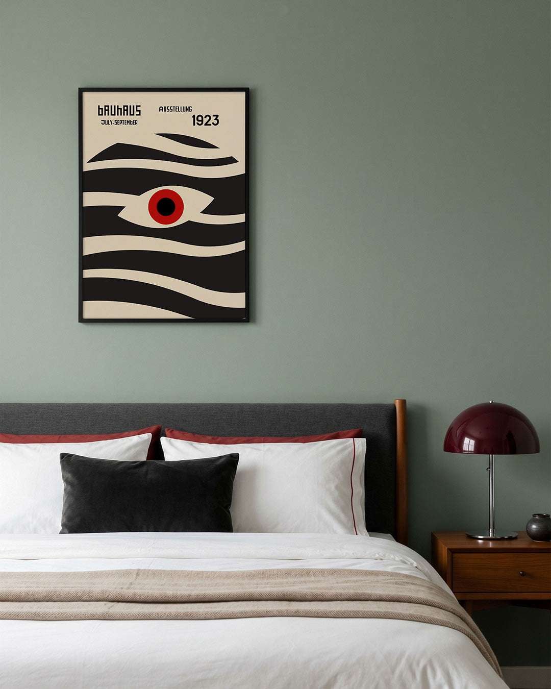 Vorm en ritme – geometrische poster in Bauhaus-stijl van WallArtistic