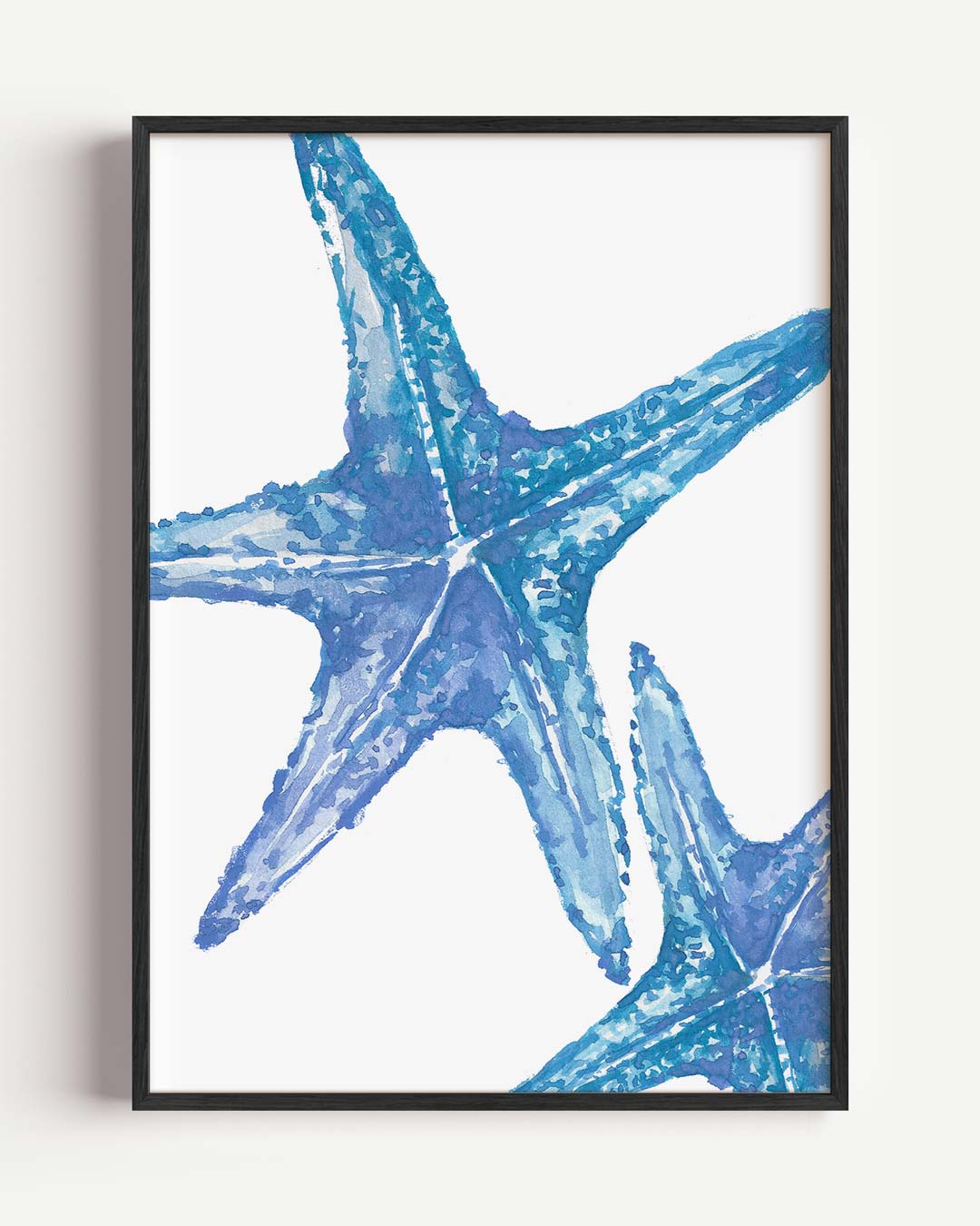 Blauwe Zeesterren – dieren portret poster als wanddecoratie