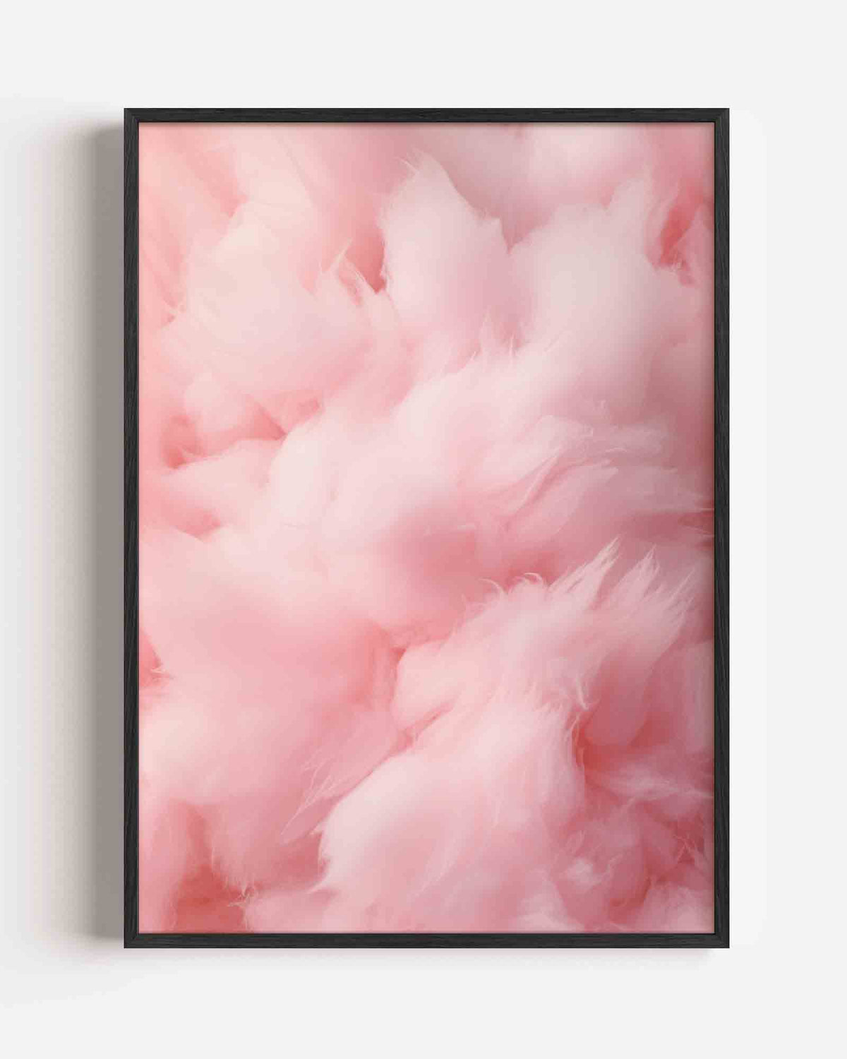 Roze pluizige textuur – Kunst & Design poster als staande wanddecoratie