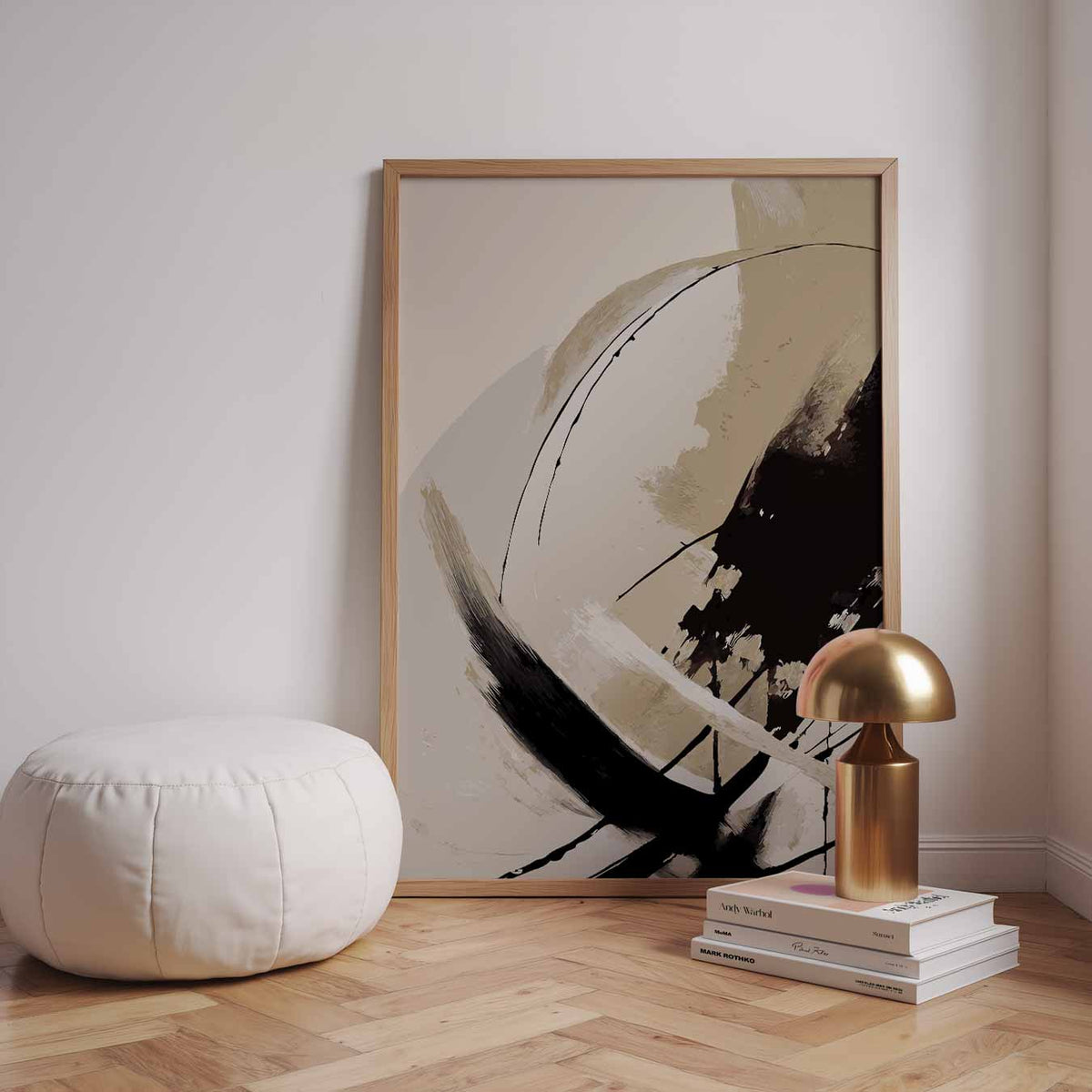 Moderne Abstracte Kunstposter – staande kleurrijke abstracte wanddecoratie van WallArtistic