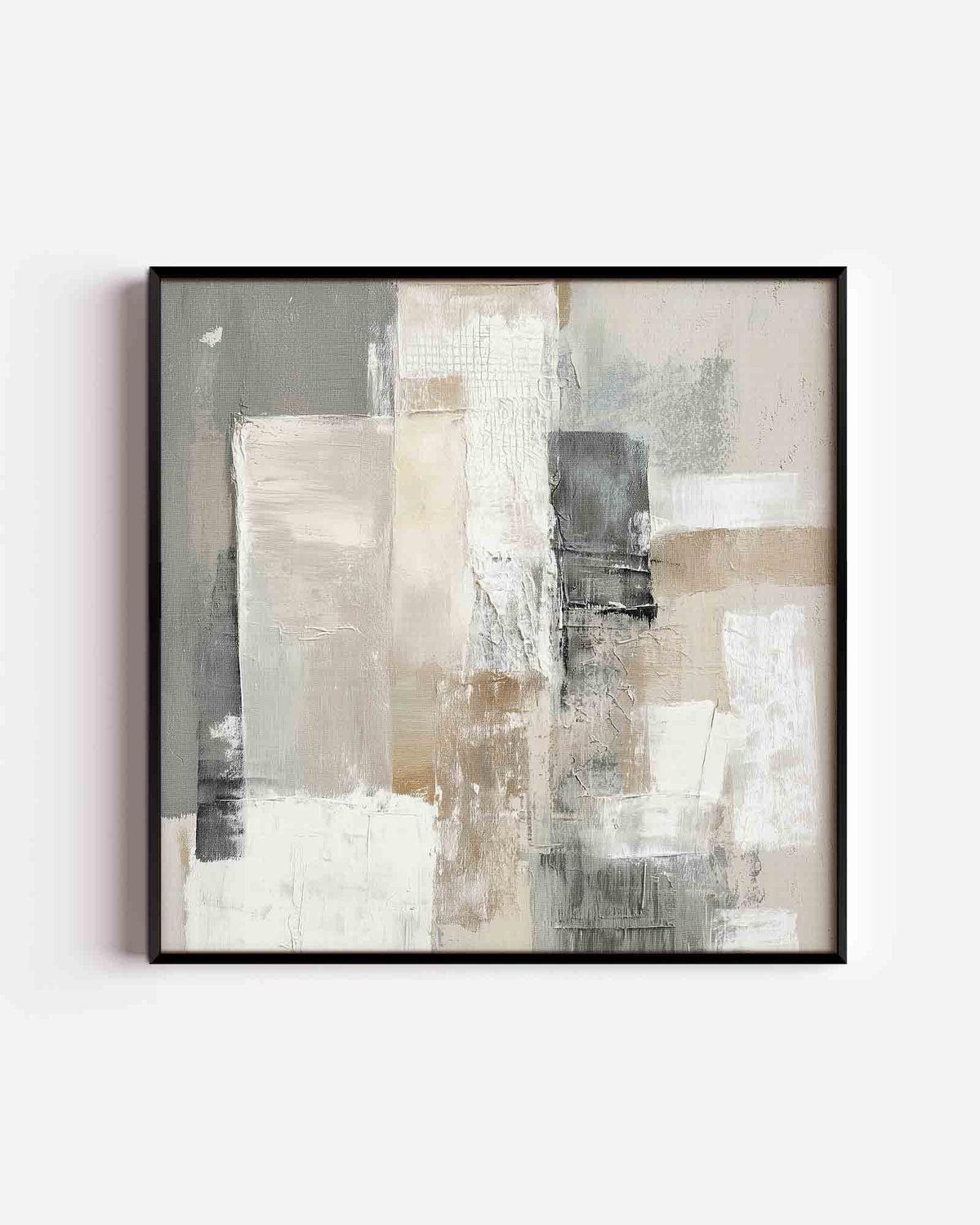 Abstracte vormen – abstracte vierkante poster als wanddecoratie