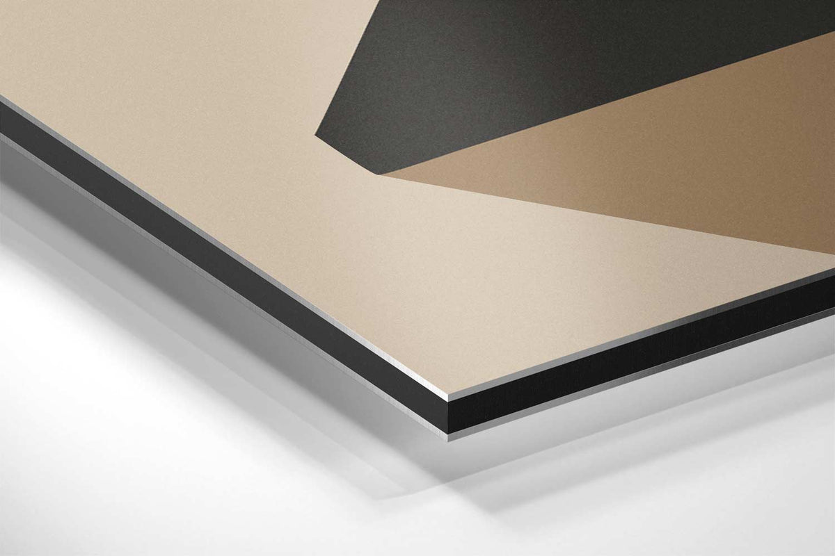 Geometrische Schaduw – canvas kunstwerk als wanddecoratie