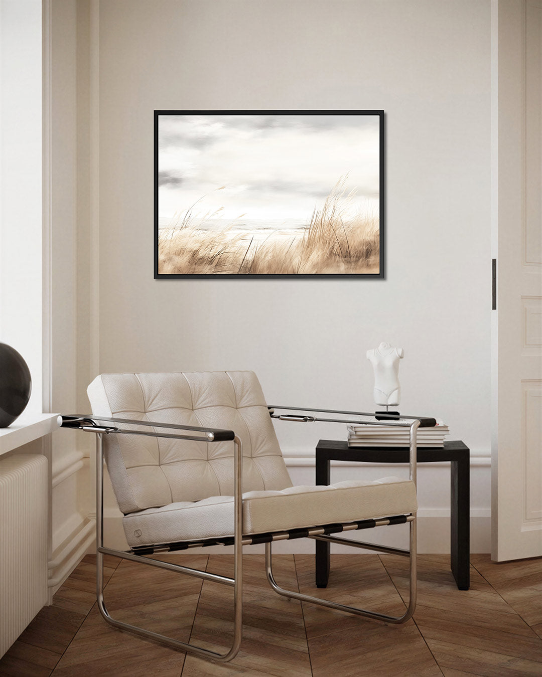 Zacht strandlandschap – kunstwerk op canvas, dibond of plexiglas