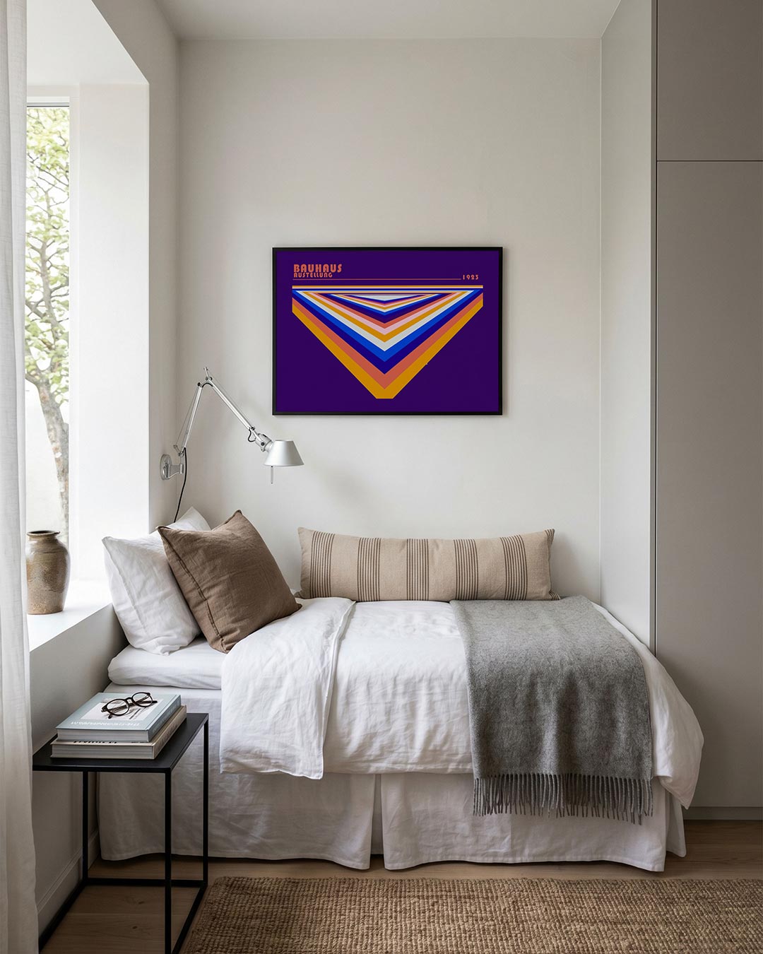 Kleurrijke vormen – moderne Bauhaus wandkunst als poster