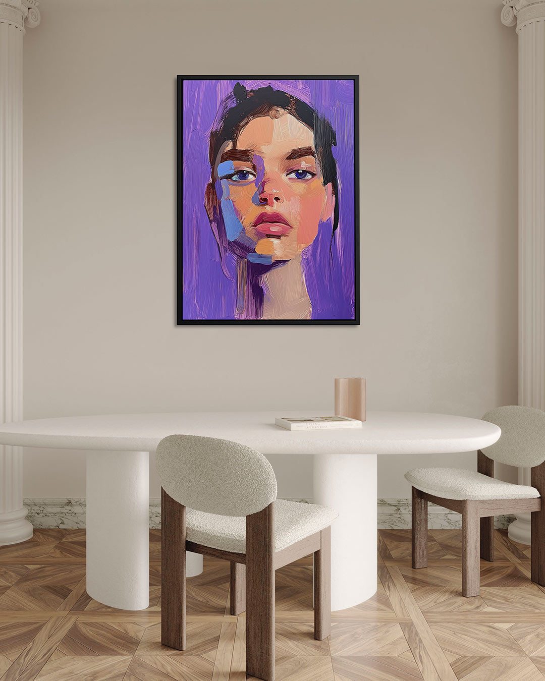 Portretstudie – Dynamische – alternatieve weergave van het kunstwerk