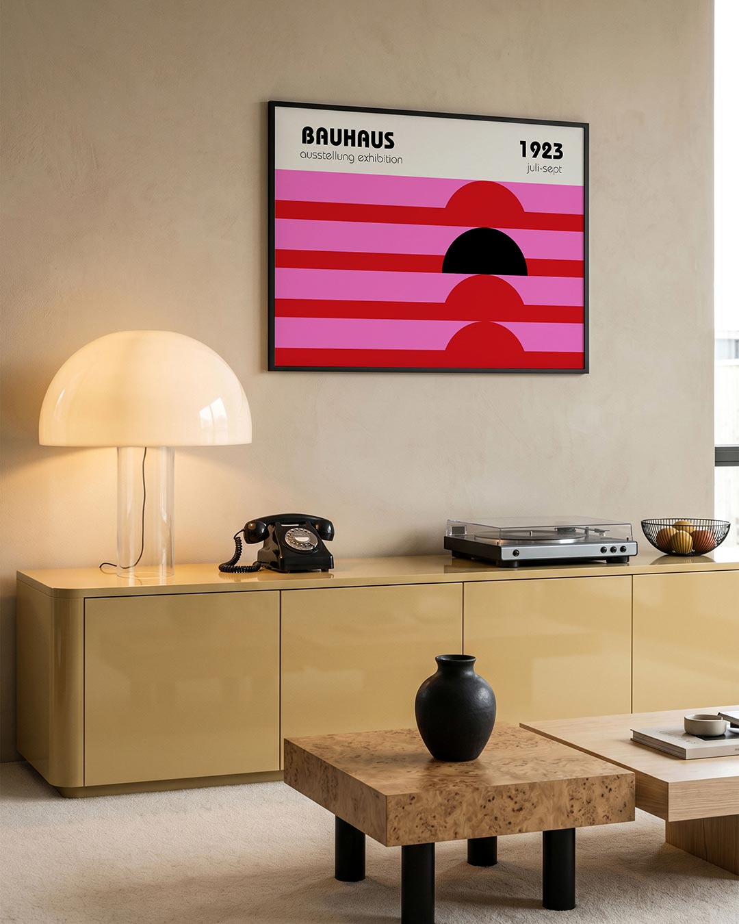 Vorm en kleur – moderne Bauhaus wandkunst als poster