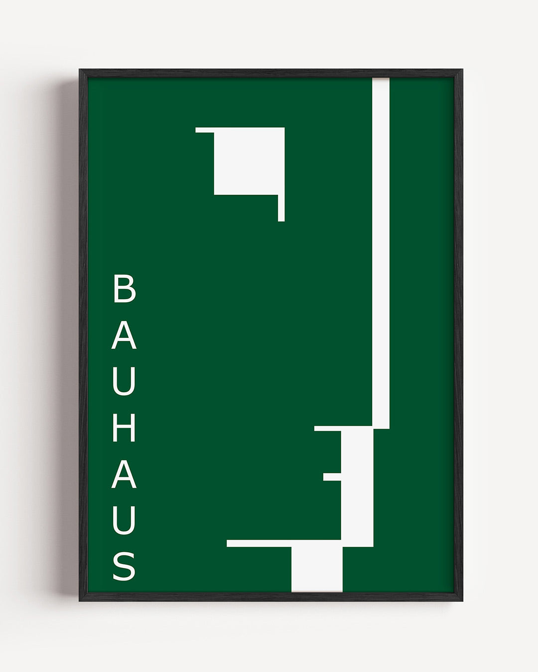 Vorm en balans – staande Bauhaus poster als wanddecoratie